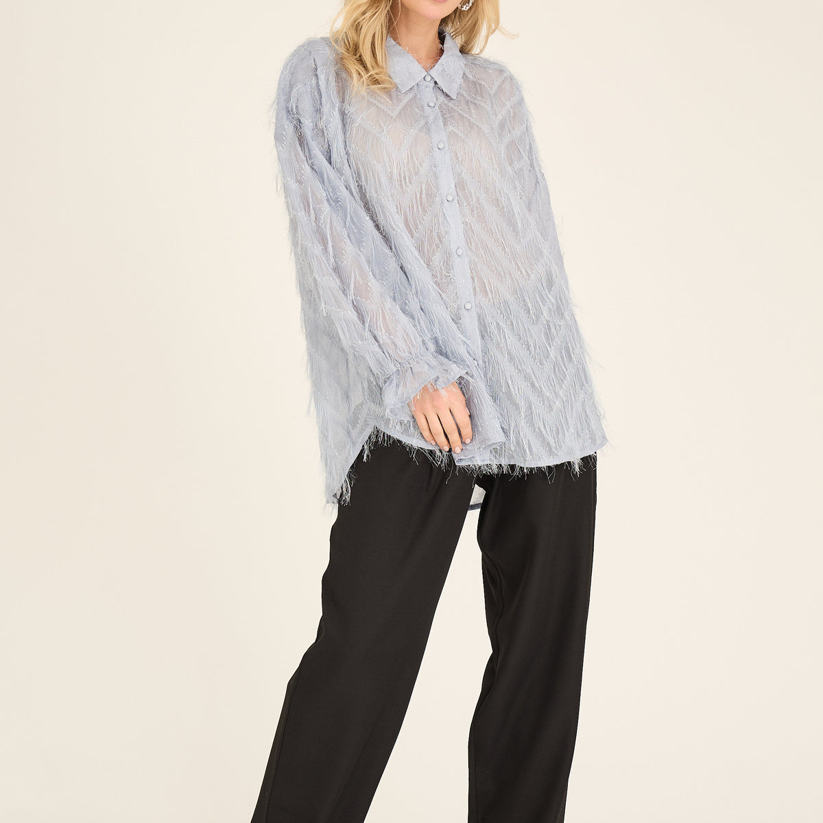 A-View - Darcy Shirt AV2629 - 282 - Light Blue