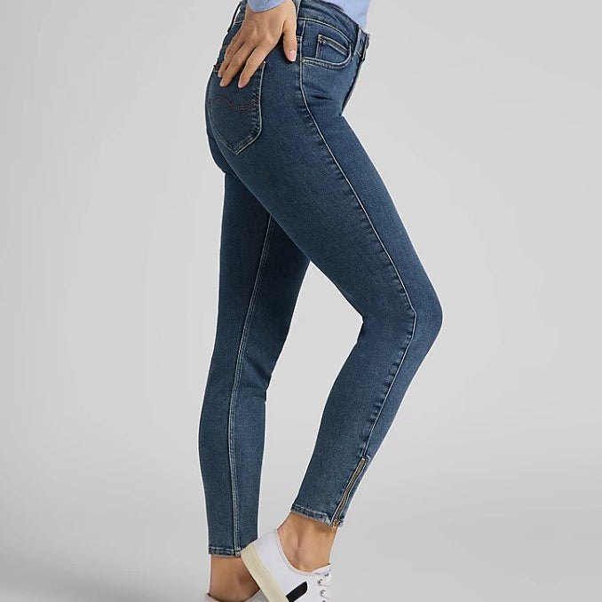 Lee Scarlett High Zip Gallabuxur