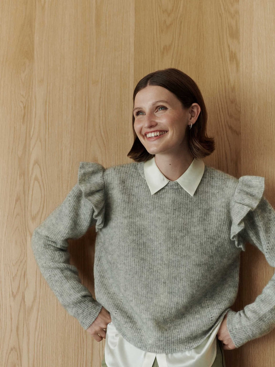 RWIda LS Knit O-neck Pullover