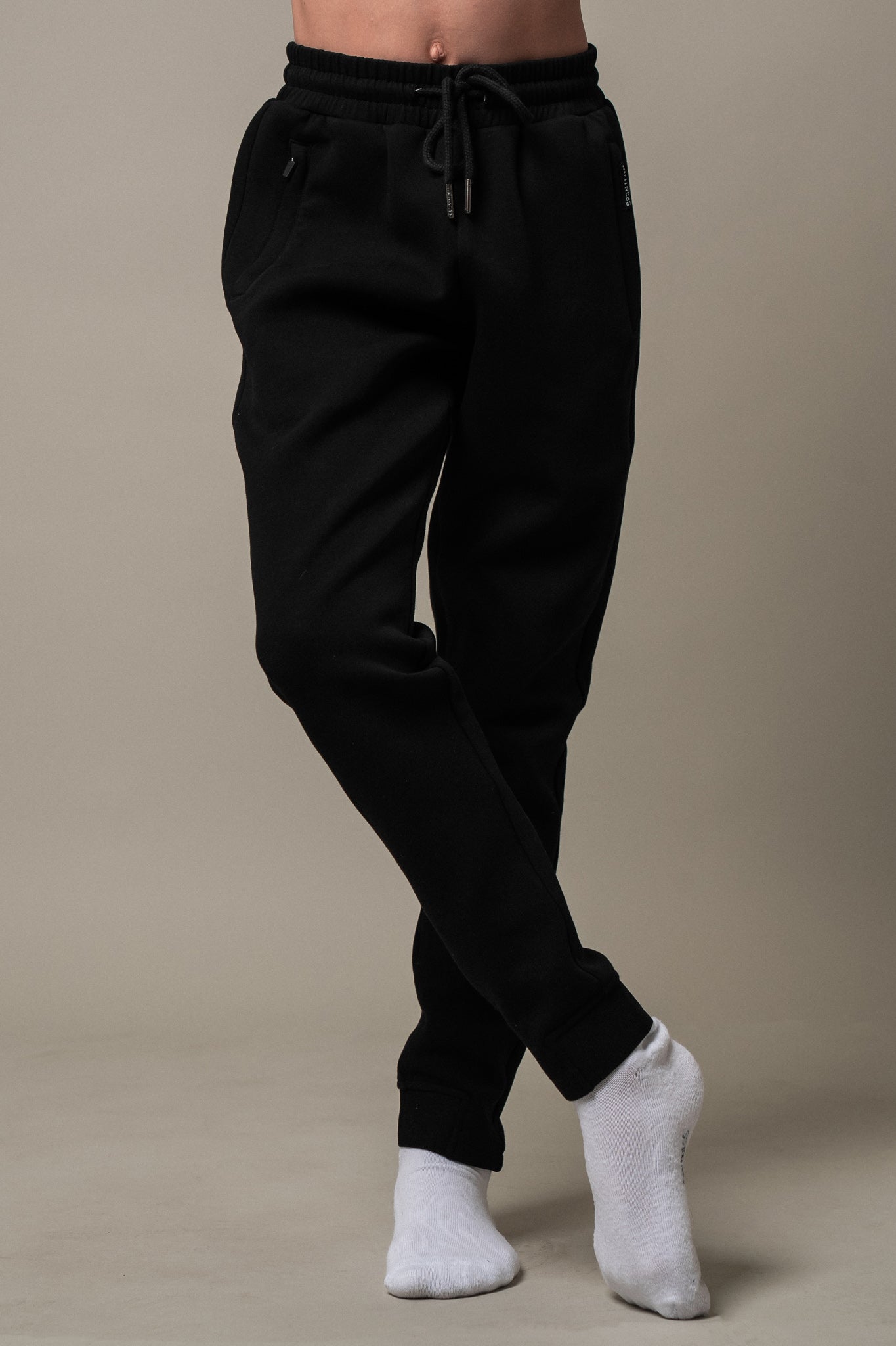 Ash buxur svartar kids - Merkt Höttur