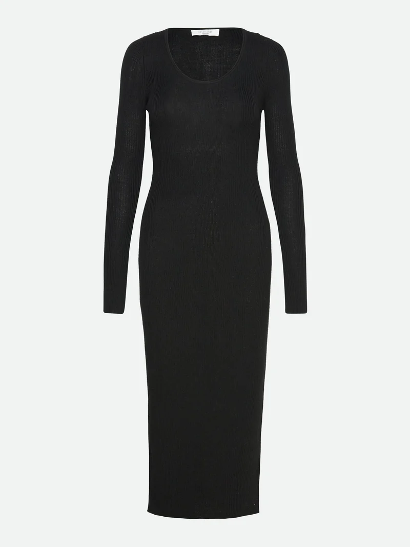 Long knit dress