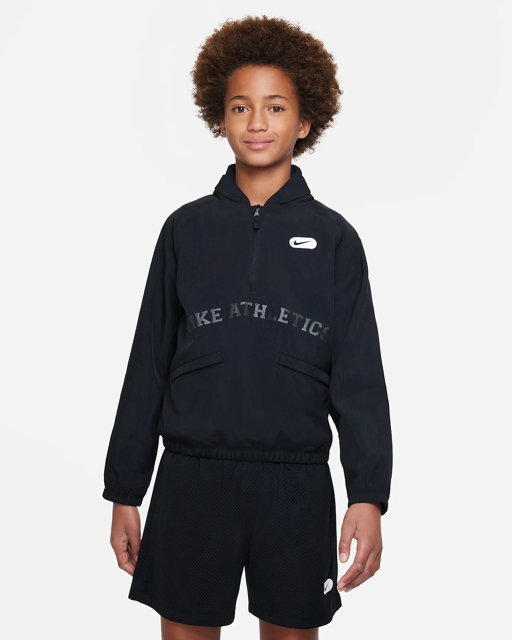 Nike Athletics Repel Anorakkur Svartur