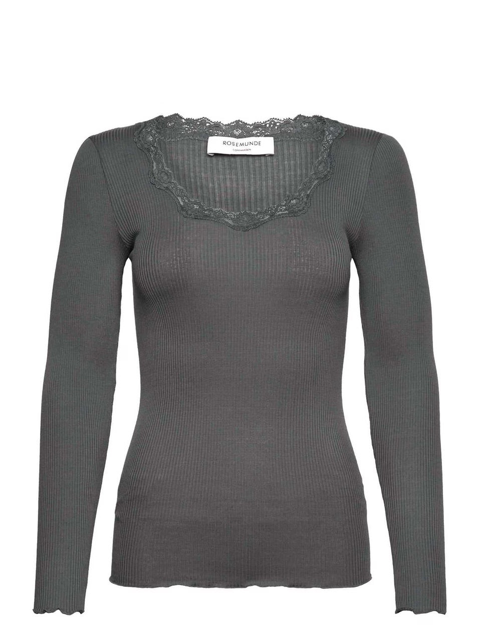 RWBabette LS U-neck Lace T-shirt