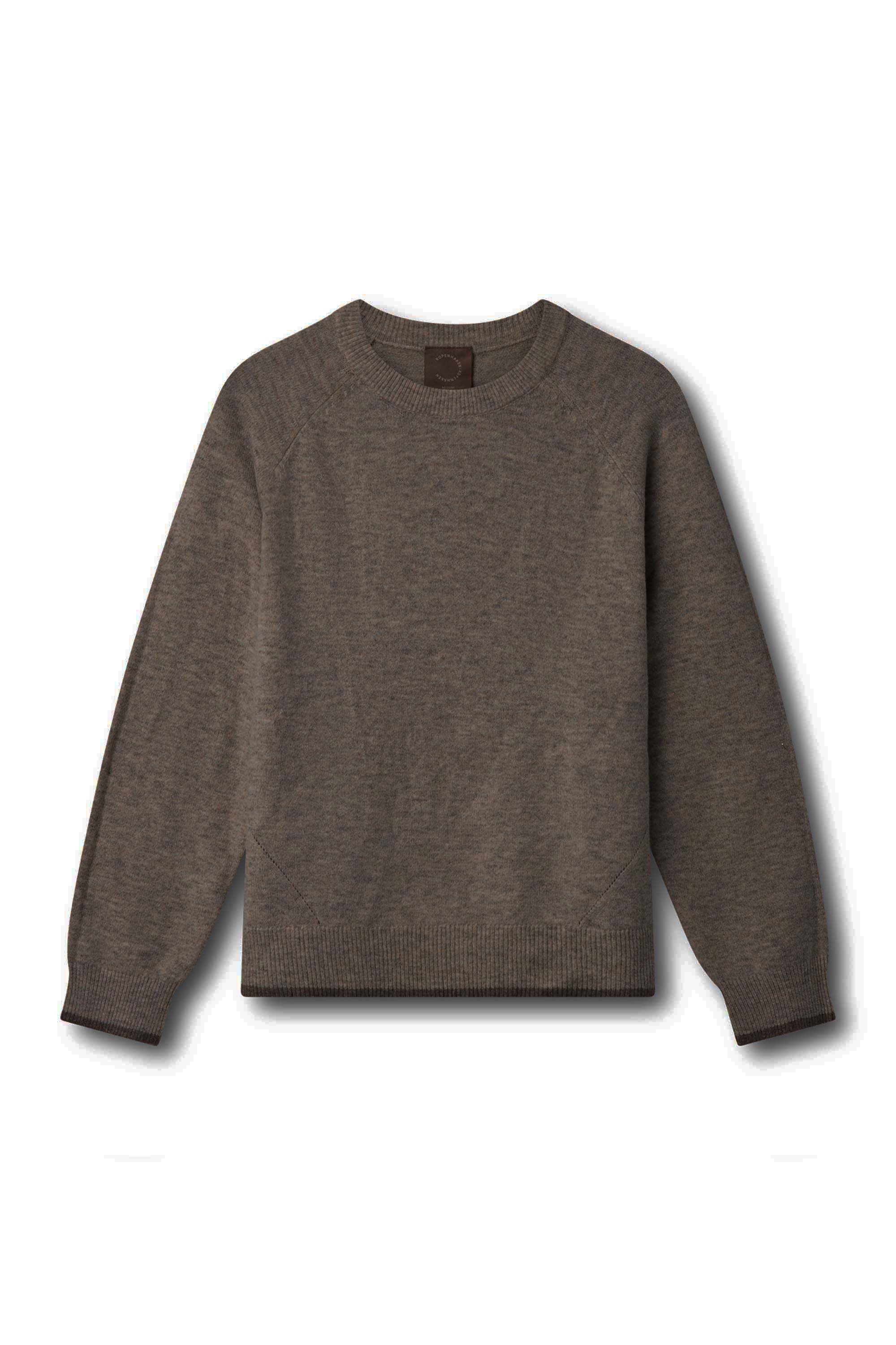 Carla solid LS O-neck