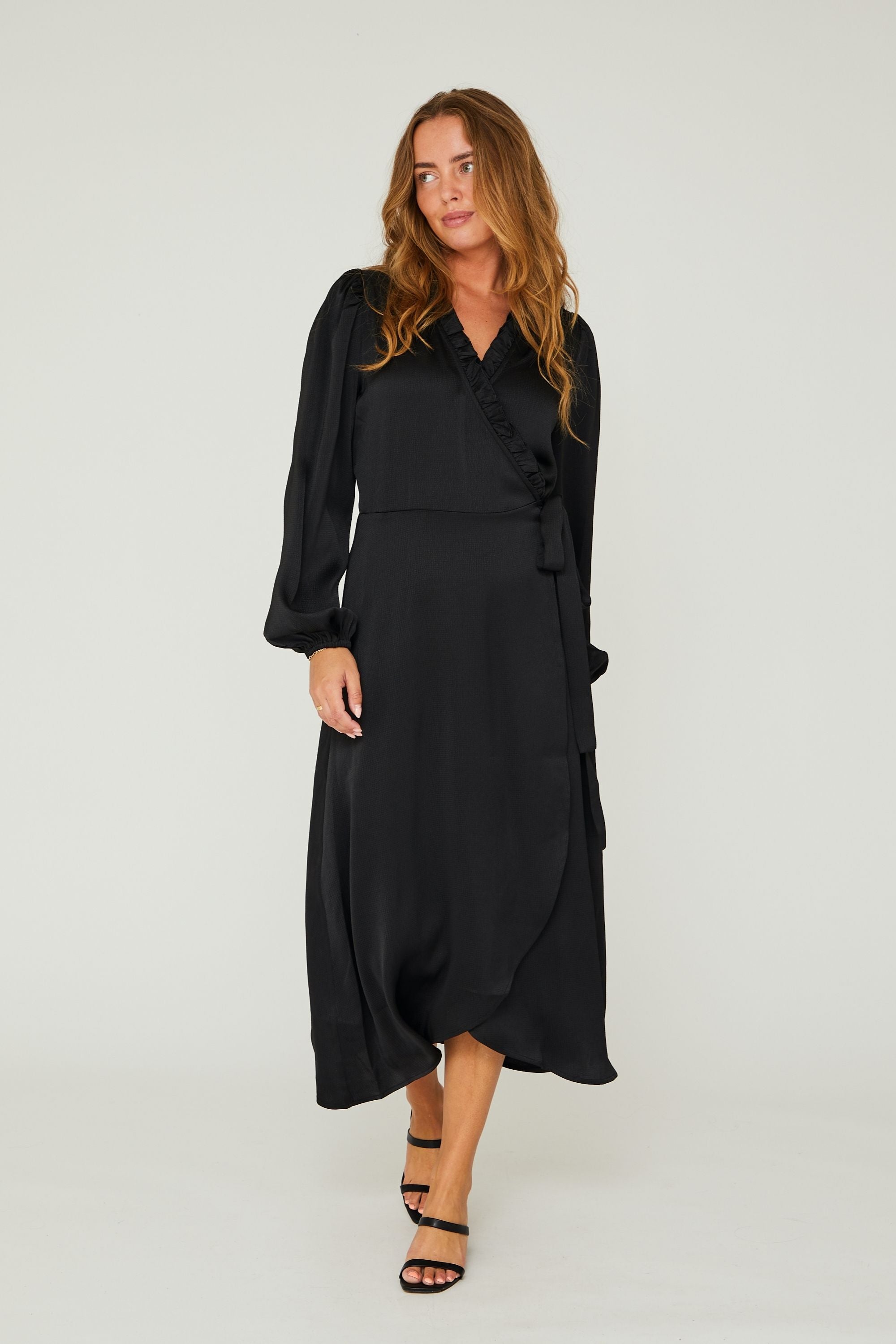 Peony long sleeve dress