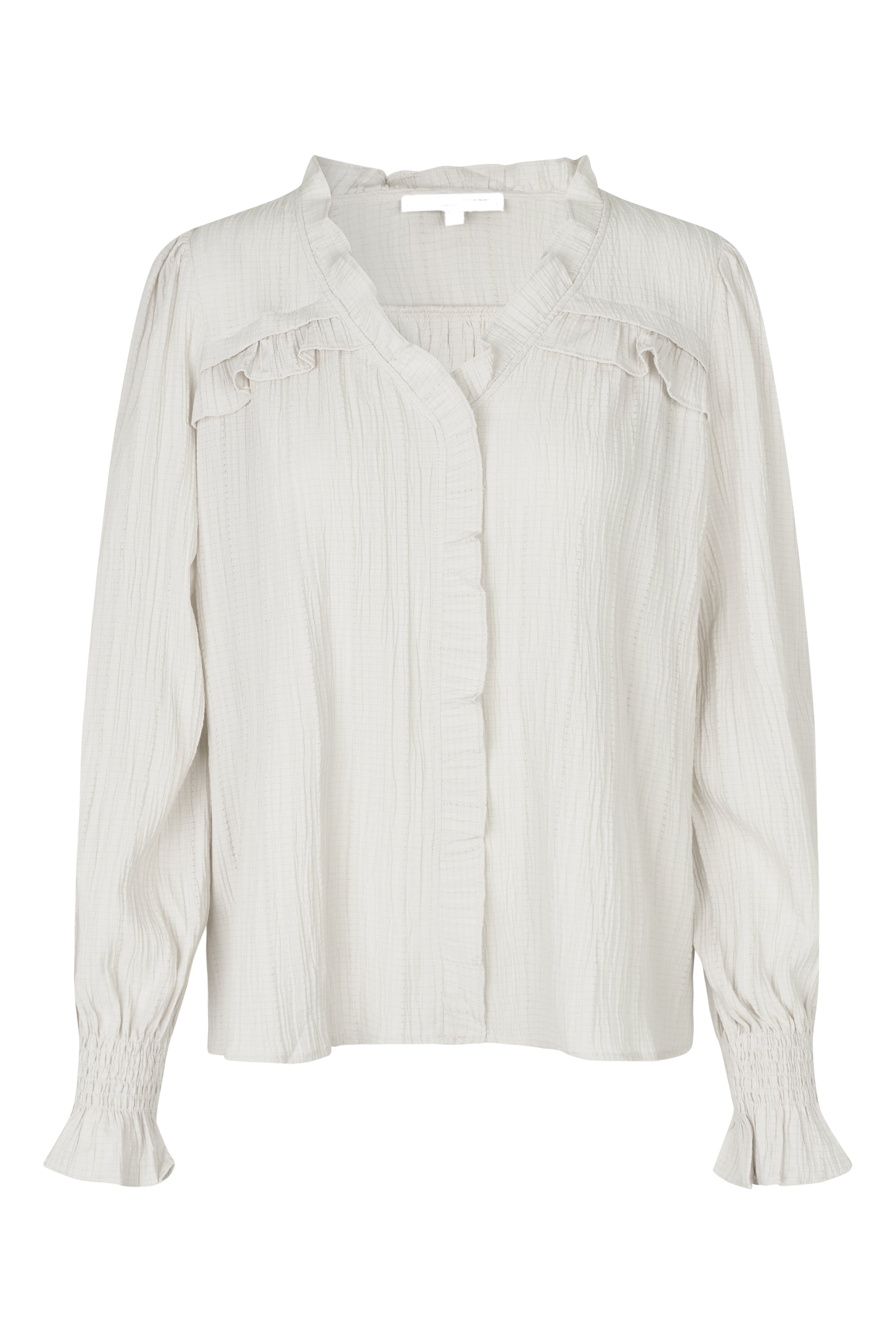 Sonja solid frill blouse